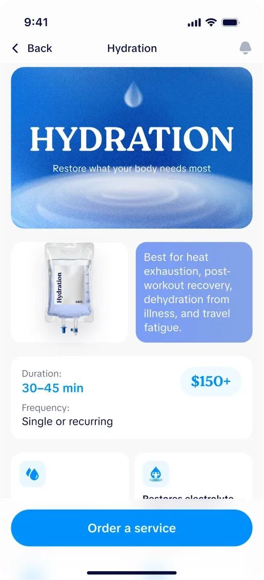 SATEX patient app screen 5 of 8